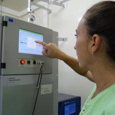 Manipulation sur appareil de granulométrie