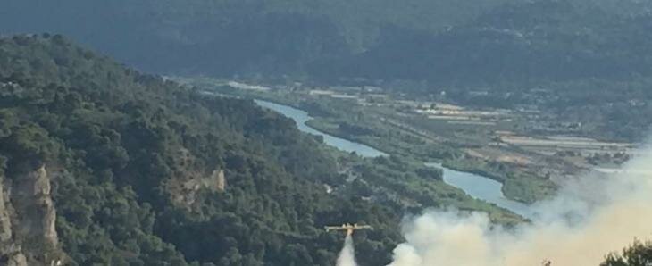 Incendie Castagniers 18 juillet 2017